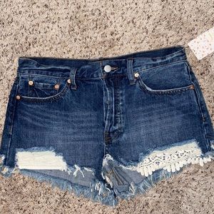 Free People Denim shorts